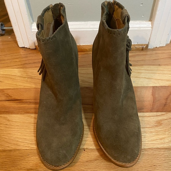 Jack Rogers Green Heeled Booties - Picture 3 of 3